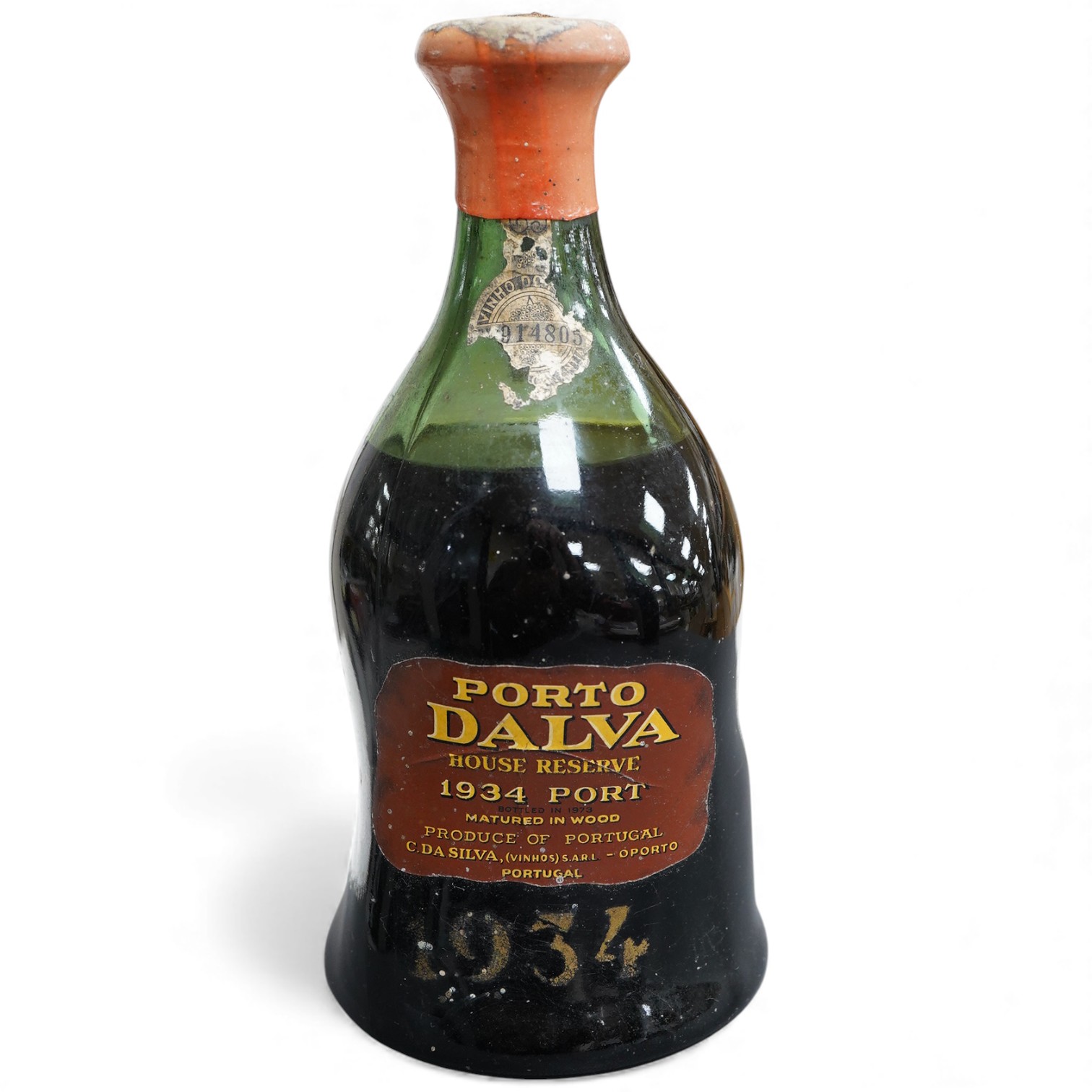 A bottle of Porto Dalva Port, 1934